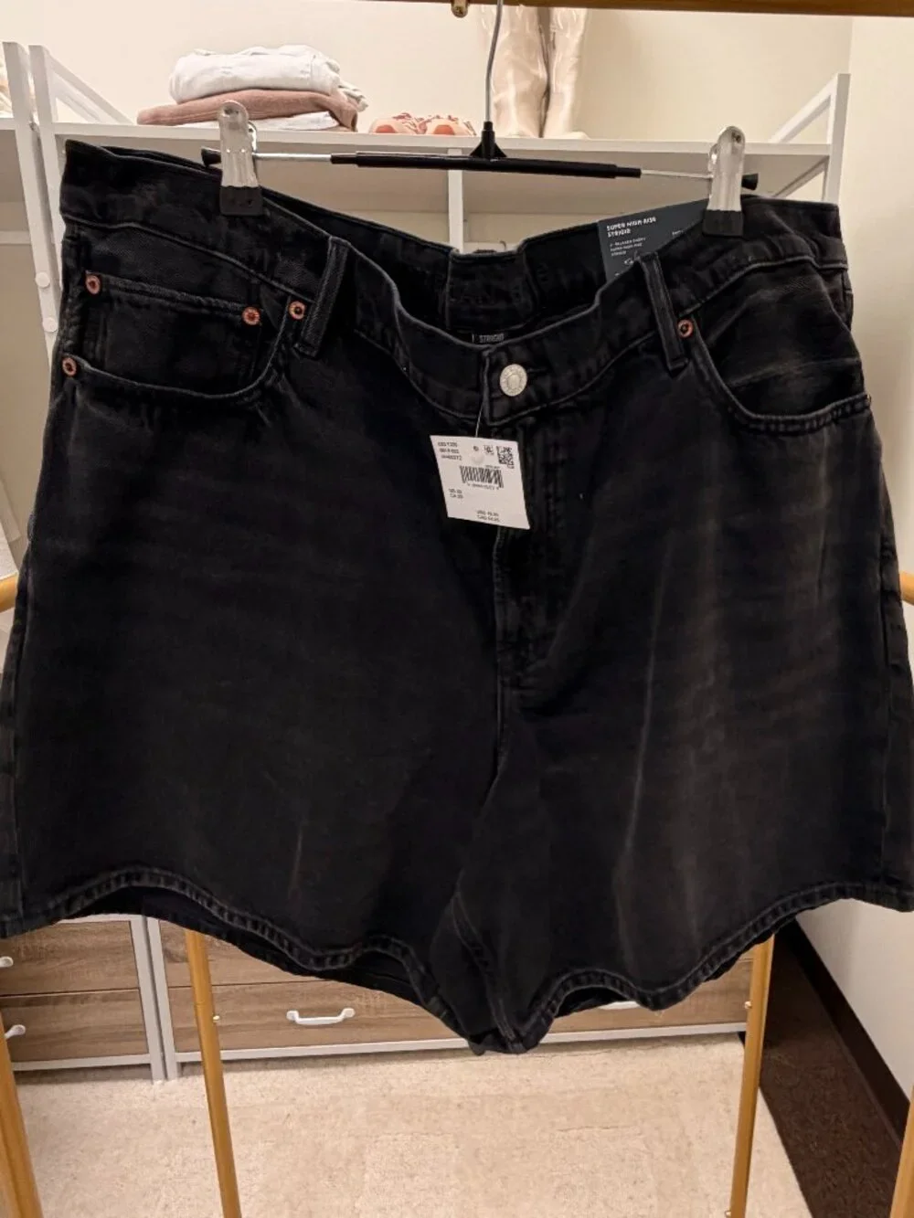 Black Women's Denim Shorts